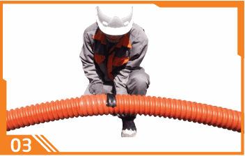 Bước 3: Nối ống nhựa xoắn hdpe ospen