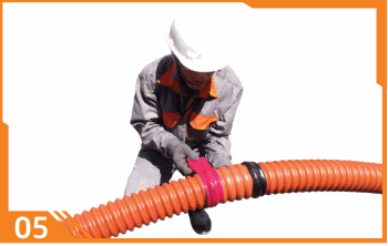 Bước 6: Nối ống nhựa xoắn hdpe ospen